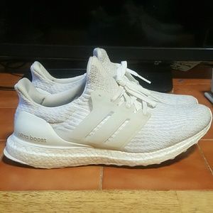 Adidas Ultraboost 3.0 Triple White Size 10